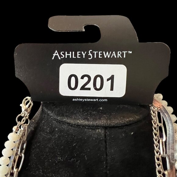 Ashley Stewart Multi-Layer Necklace Modern Boho Chic Statement Trendy Elegant - Picture 3 of 6